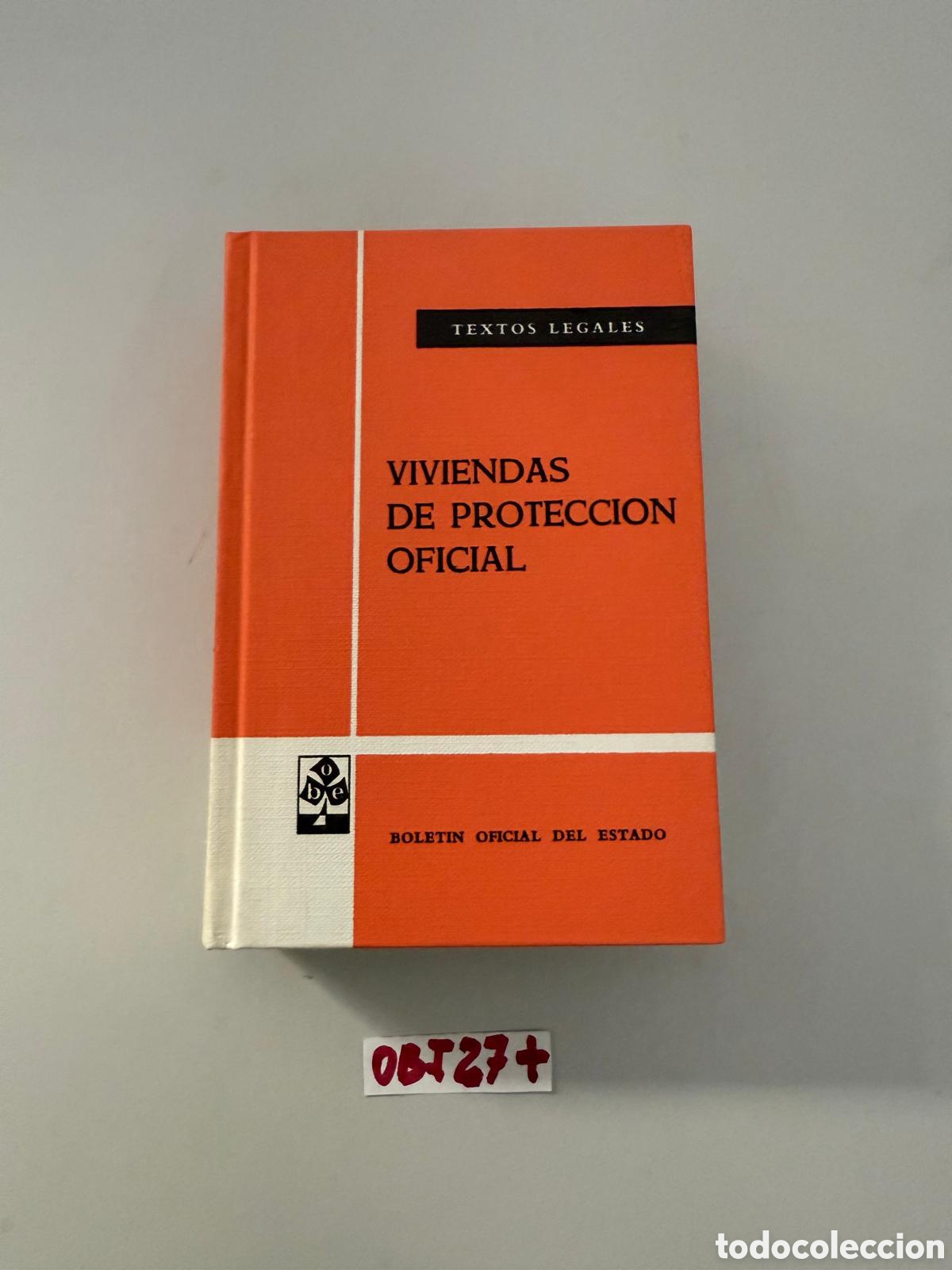 Libros: Libro de textos legales viviendas de protecci&oacute;n civil - Foto 1