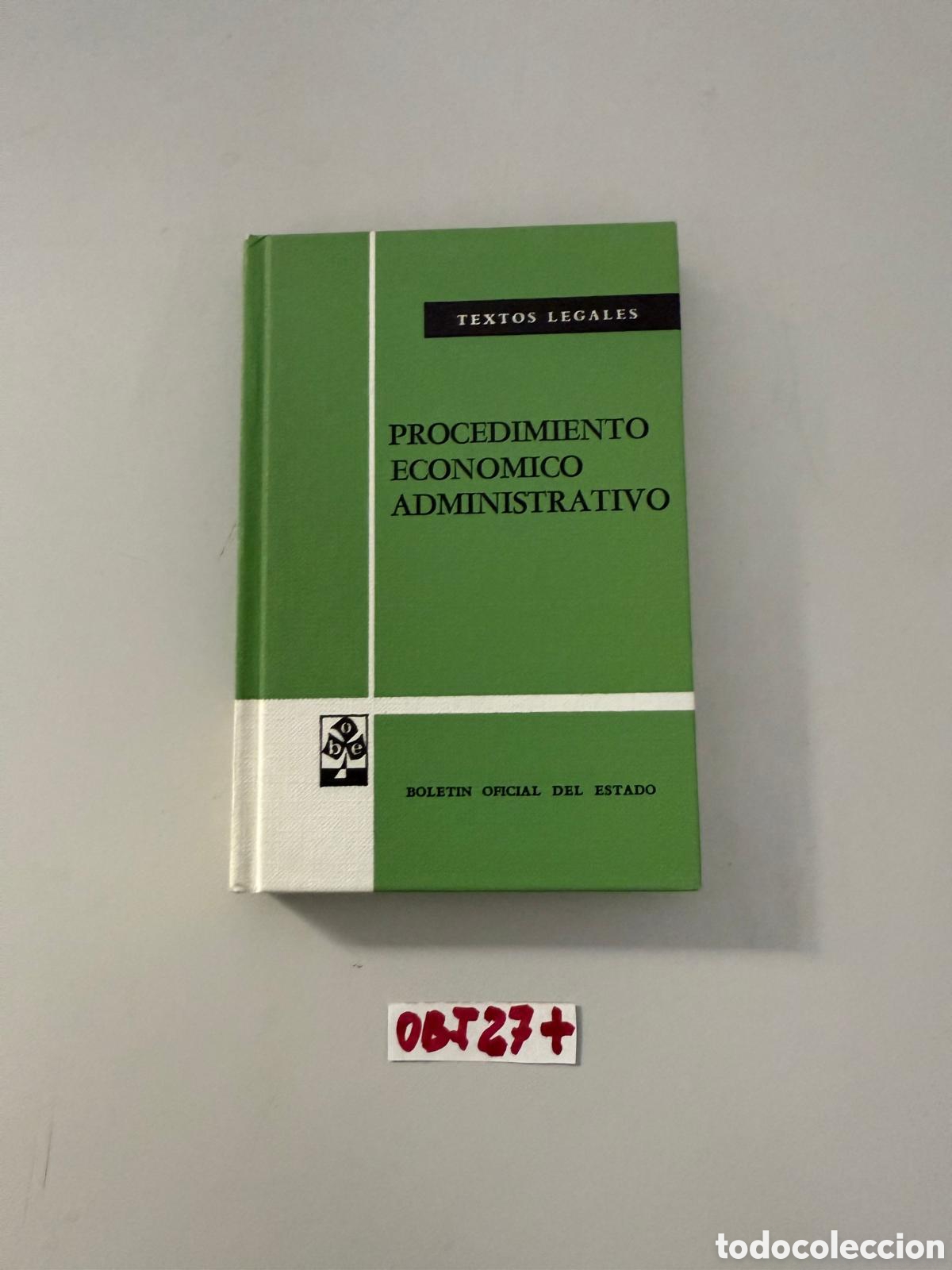 Libros: Procedimiento econ&oacute;mico administrativo - Foto 1