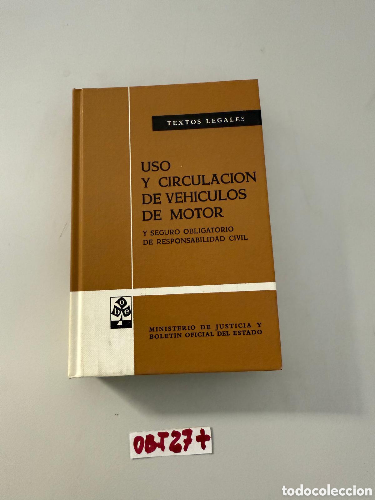 Libros: Uso y circulaci&oacute;n de veh&iacute;culos de motor - Foto 1