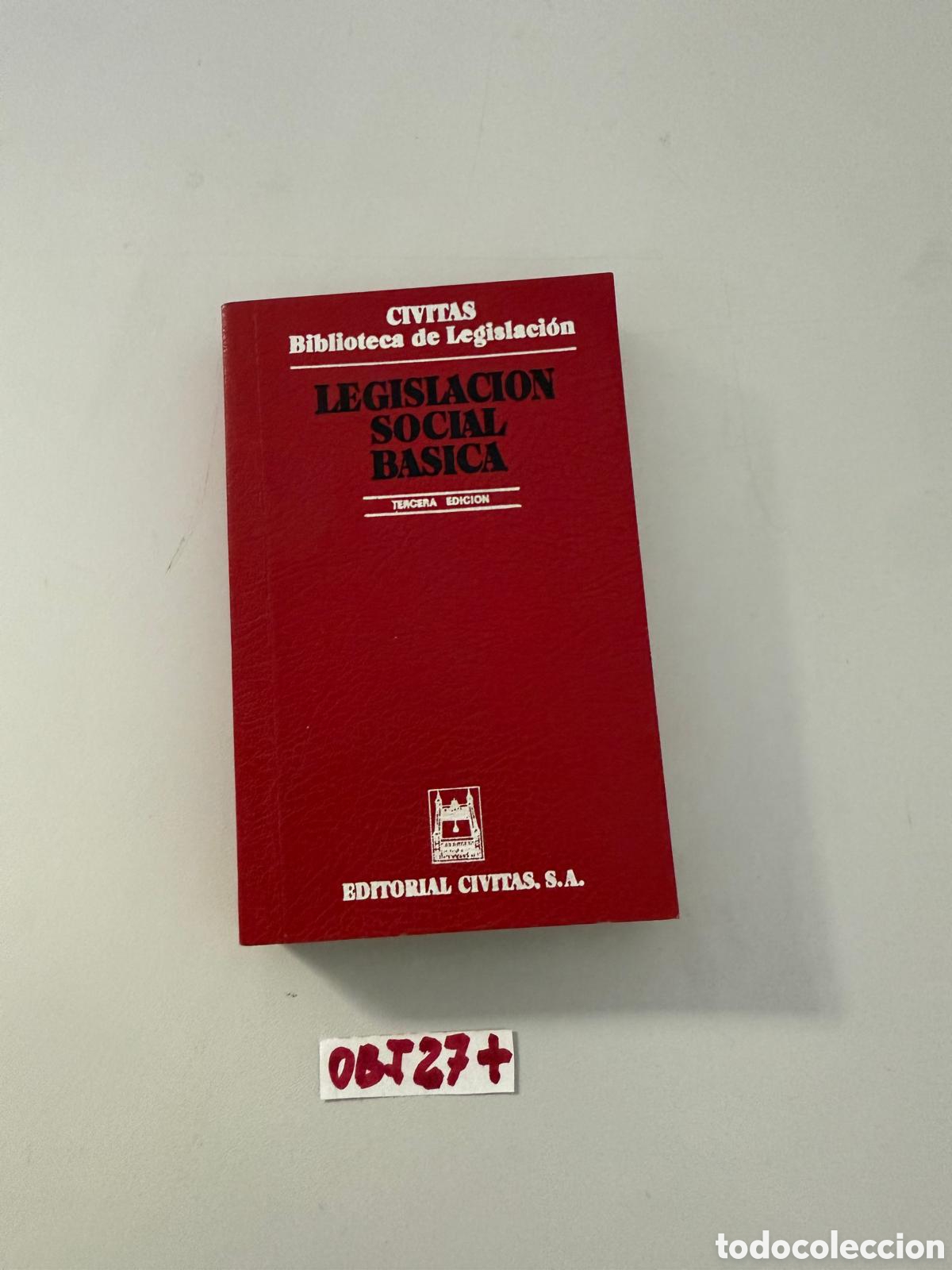 Libros: Legislaci&oacute;n social b&aacute;sica libro - Foto 1