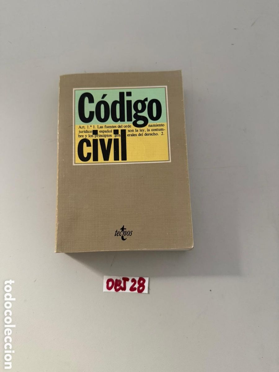 Libros: Libro del c&oacute;digo civil - Foto 1
