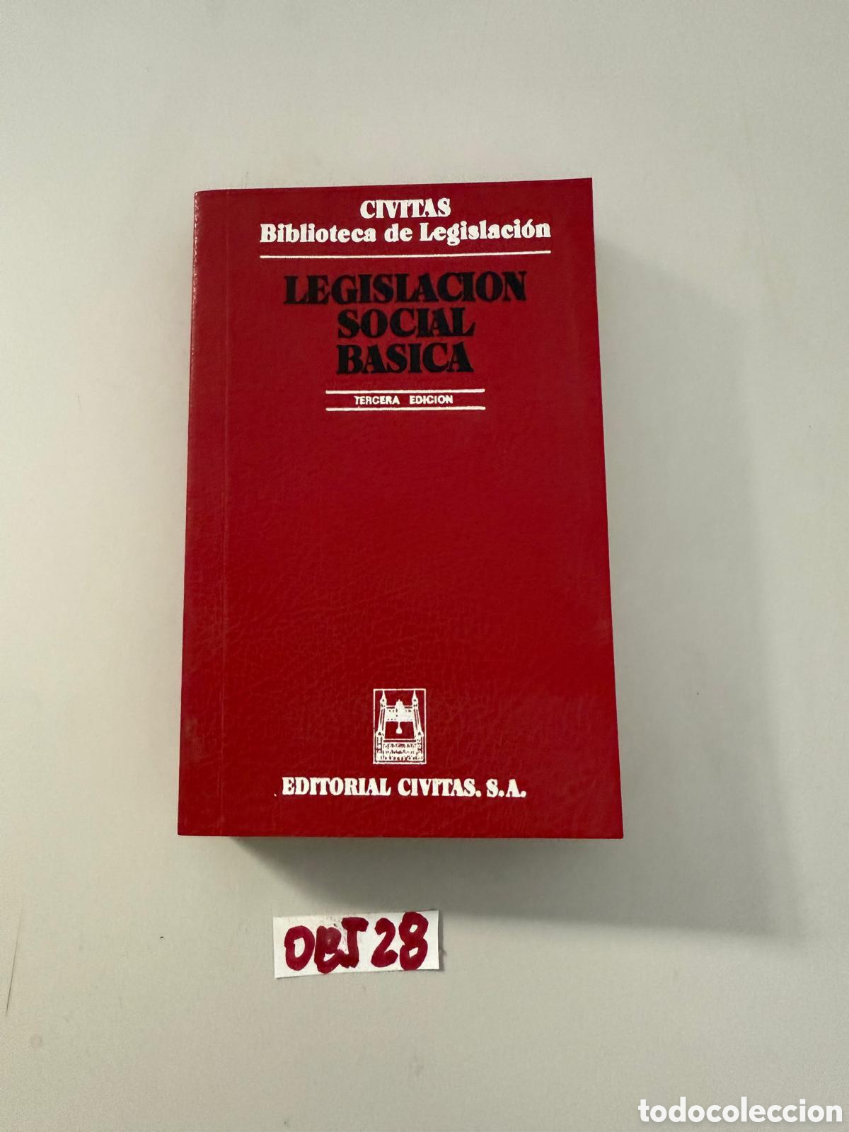 Libros: Legislaci&oacute;n social b&aacute;sica libro - Foto 1
