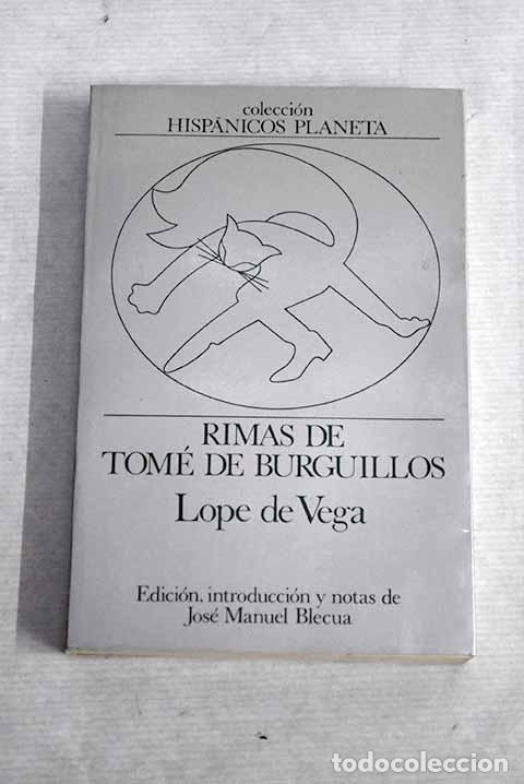 Libros: Rimas de Tom&eacute; de Burgillos.- Vega, Lope de