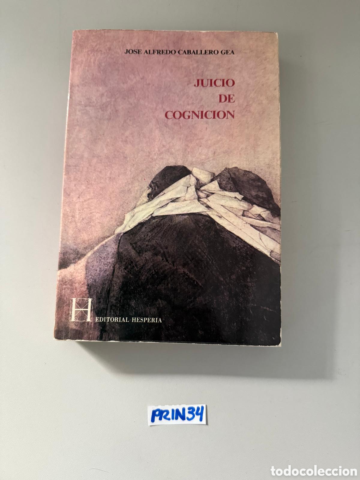 Libros: Libro de: juicio de cognici&oacute;n - Foto 1