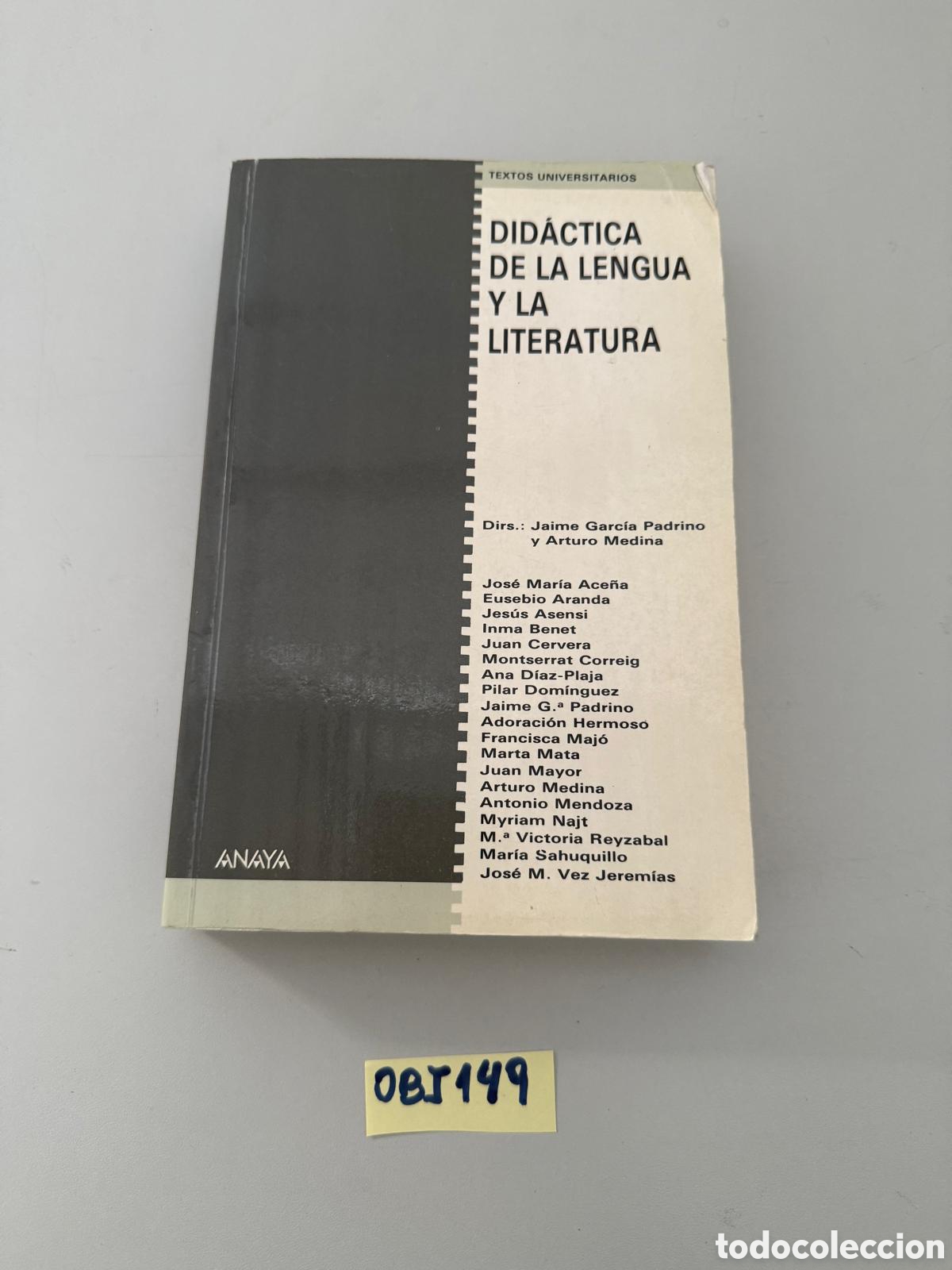 Libros: Did&aacute;ctica de la lengua y la literatura - Foto 1