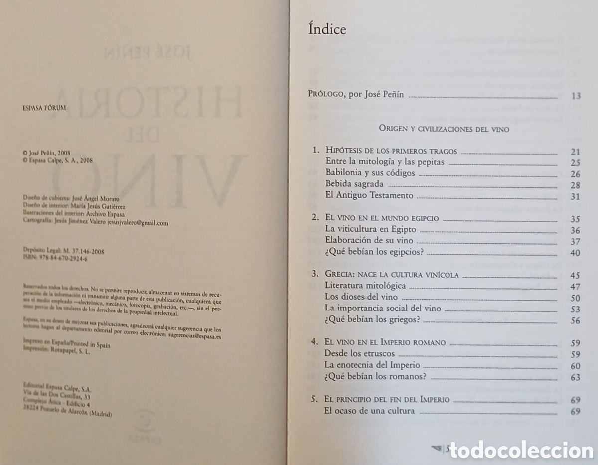 Libros: Historia del vino, Jos&eacute; Pe&ntilde;in - Foto 5