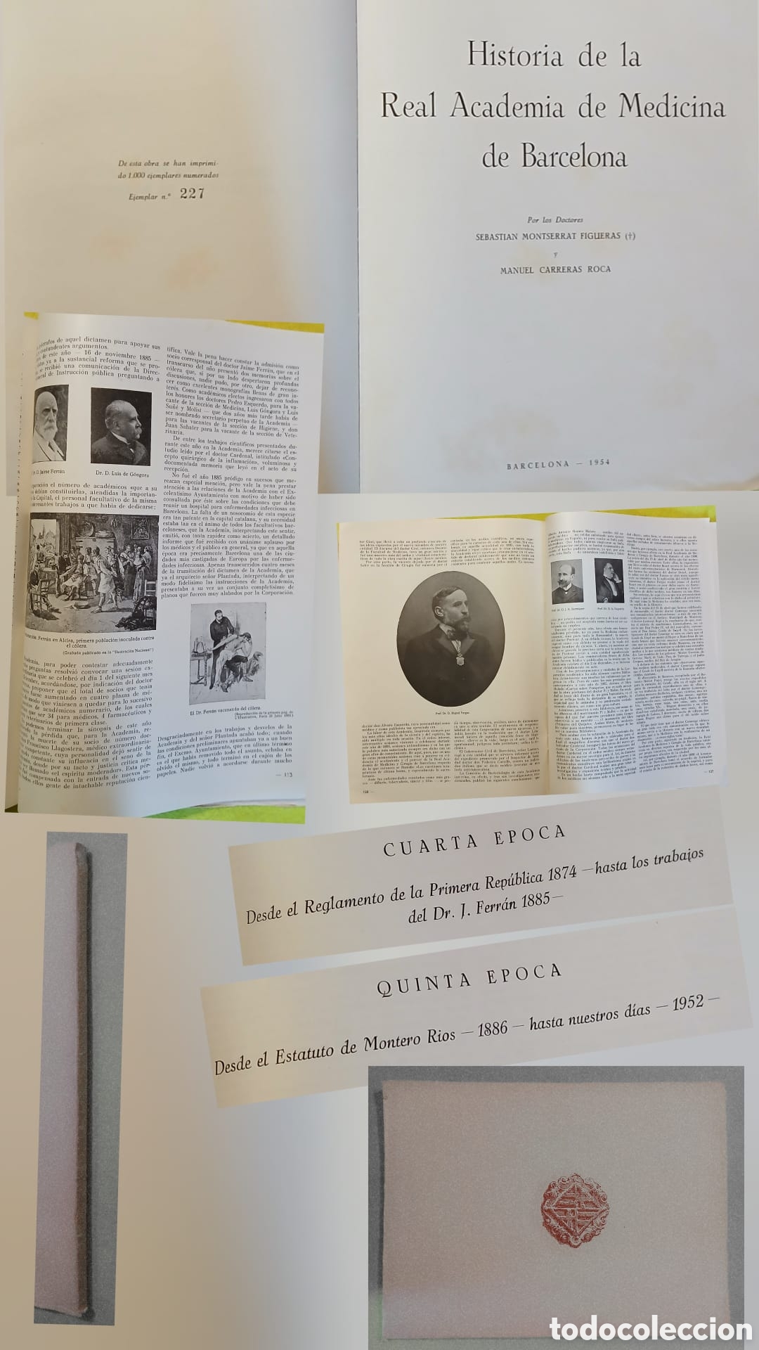 Libros: Historia de la R. Acad.de BCN de Medicina - Foto 2