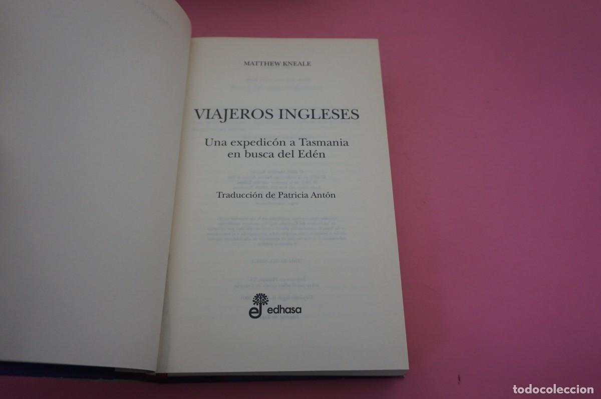 Libros: S-D/ VIAJEROS INGLESES - MATTHEW KNEALE / EDITORIAL EDHASA - Foto 2