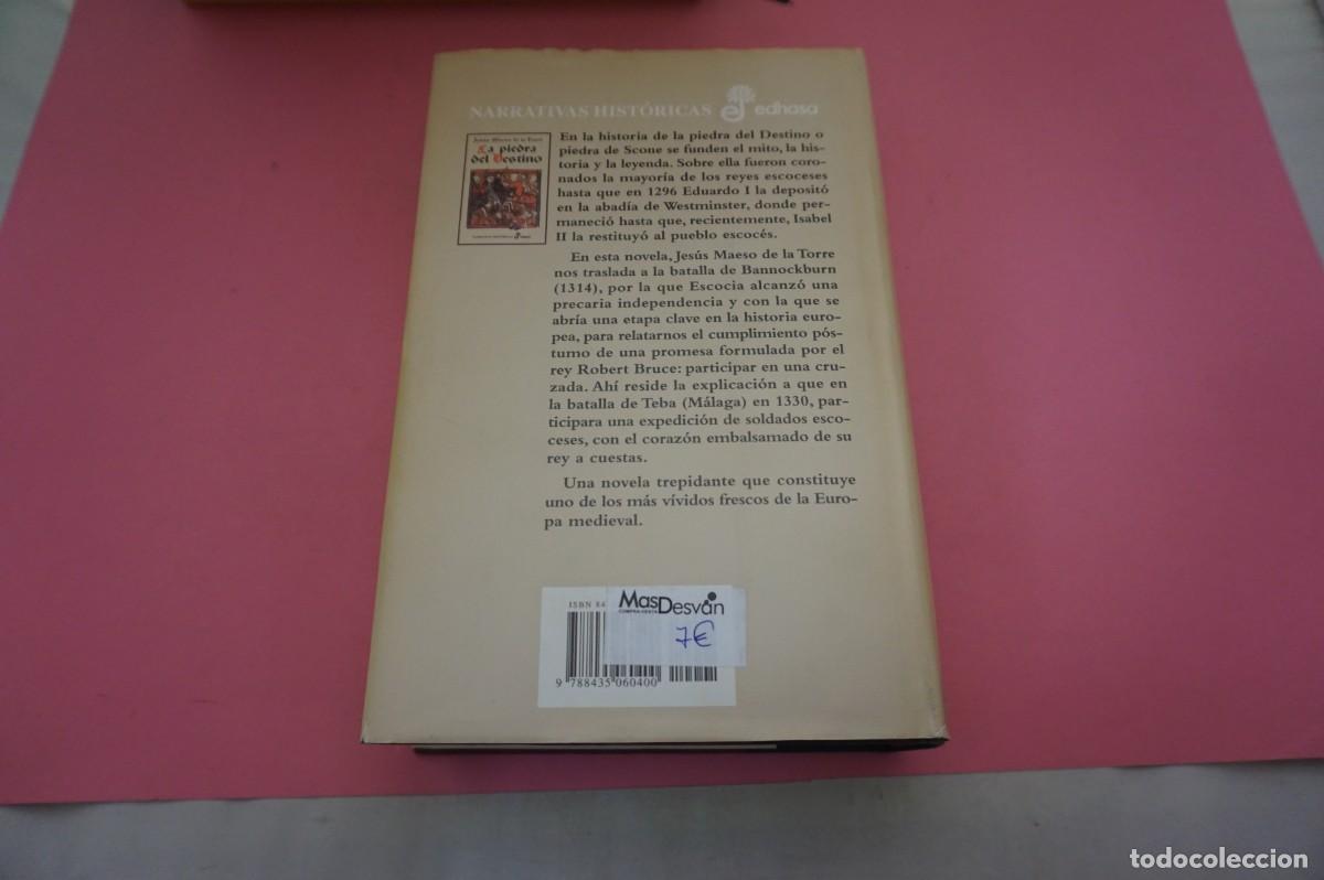 Libros: S-E/ LA PIEDRA DEL DESTINO - JESUS MAESO DE LA TORRE / EDITORIAL EDHASA - Foto 5