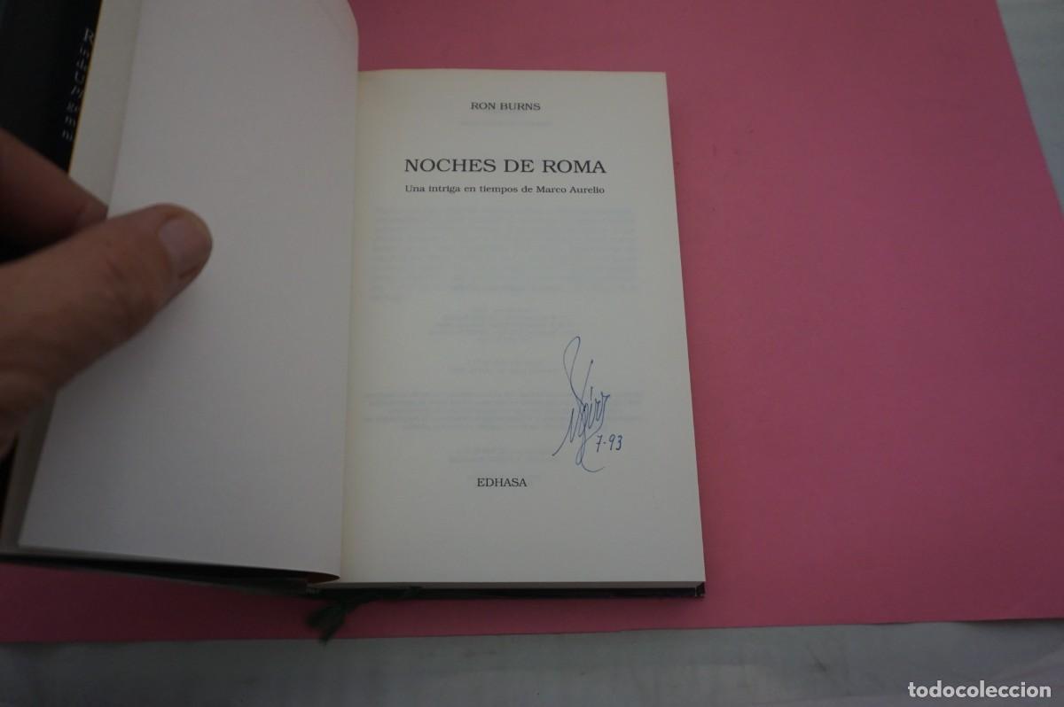 Libros: S-G/ NOCHES DE ROMA - RON BURNS / EDITORIAL EDHASA - Foto 2