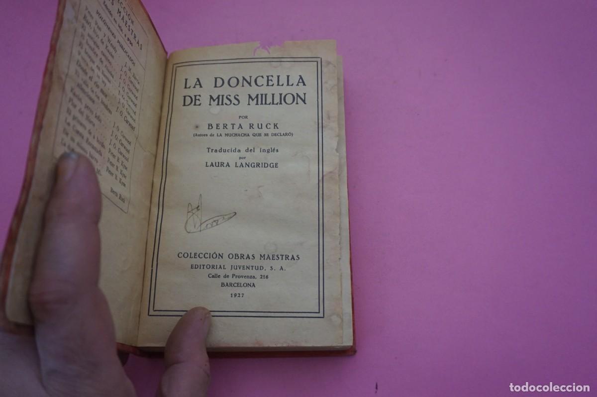 Libros: S-H/ LA DONCELLA DE MISS MILLION - BERTA RUCK - Foto 2