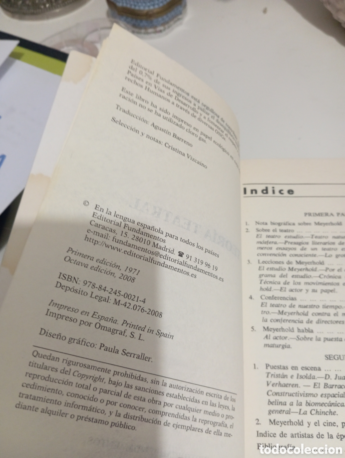 Libros: Teor&iacute;a teatral. Meyerhold - Foto 3