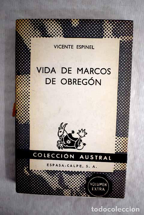 Libros: Vida de Marcos de Obreg&oacute;n.- Espinel, Vicente - Foto 1