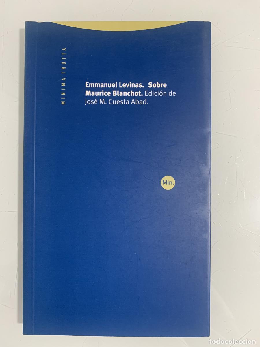 Libros: SOBRE MAURICE BLANCHOT - Emmanuel Levinas - Foto 1