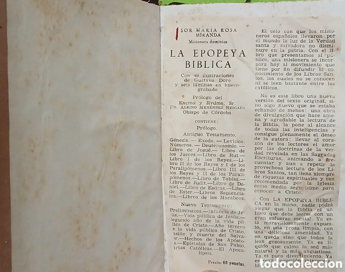 Libros: La Epopeya Biblica, Sor Maria - Foto 5
