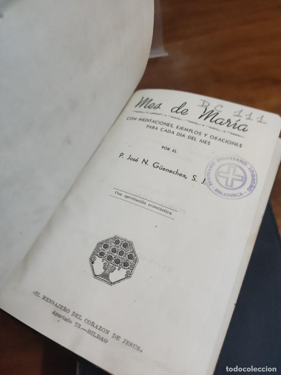 Libros: MES DE MARIA - P. JOSE N. G&uuml;ENECHEA S.J. - Foto 2