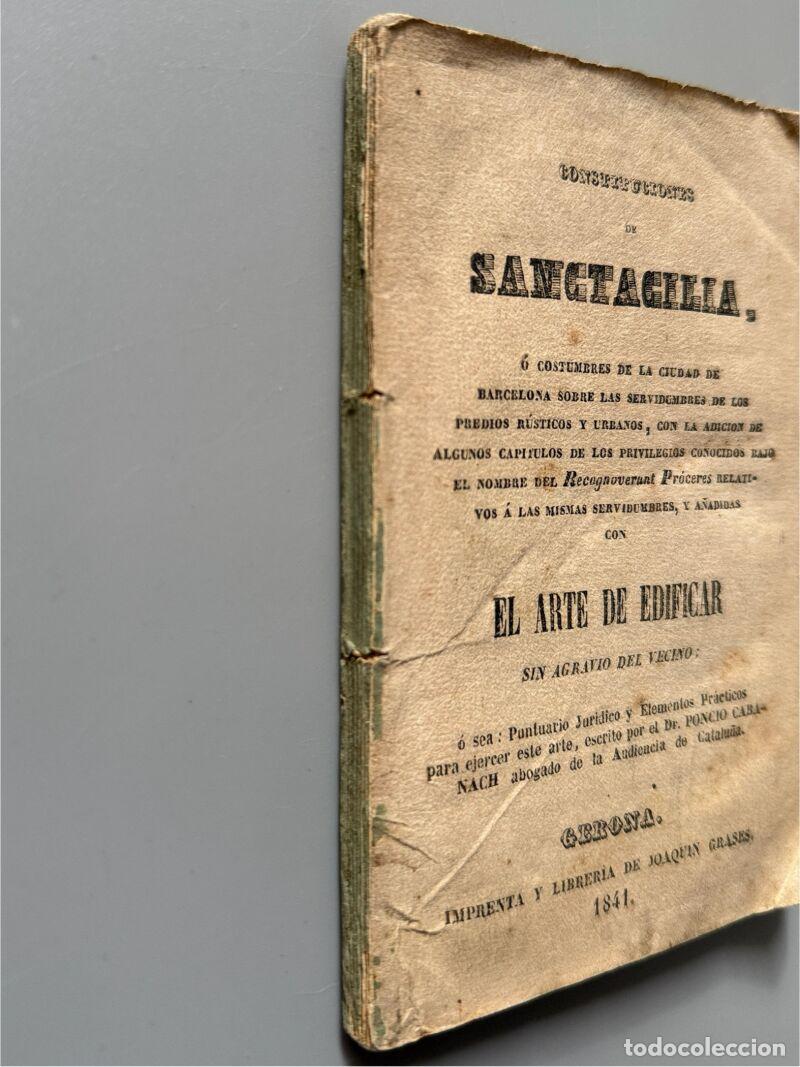 Libros: Constituciones de Sanctacilia. El arte de edificar, Poncio Cabanach - Barcelona, 1841 - Foto 9