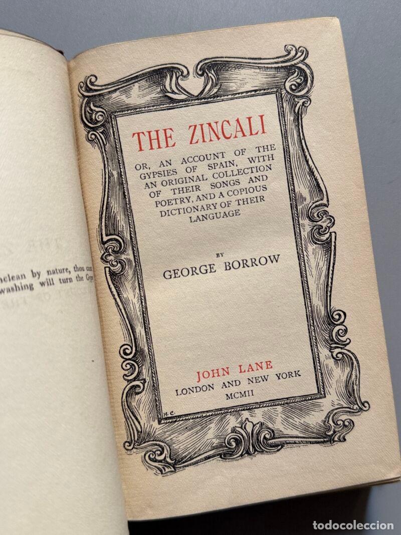 Libros: The zincali, George Borrow - John Lane, 1902 - Foto 5