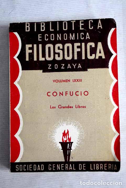 Libros: Los grandes libros: Confucio.- Confucio - Foto 1