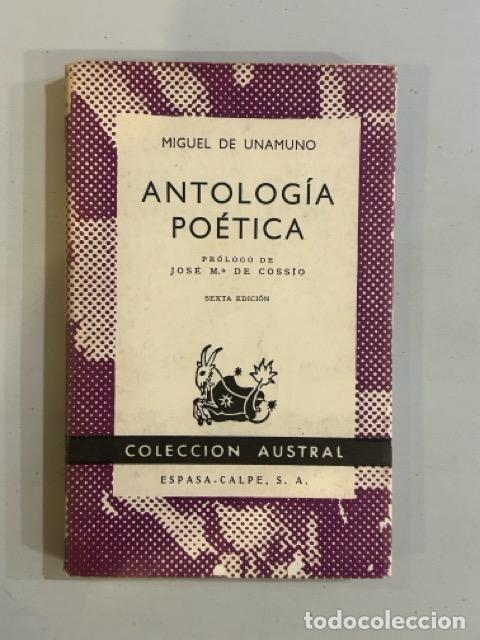 Libros: Miguel de Unamuno - Antolog&iacute;a po&eacute;tica - Foto 1