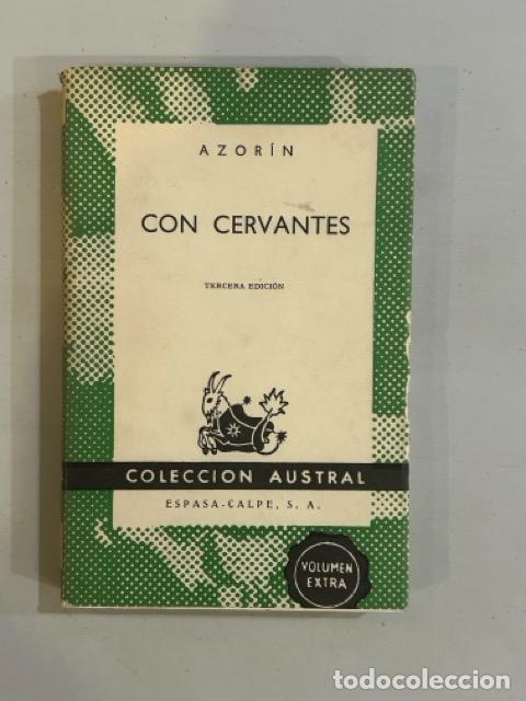 Libros: Azor&iacute;n - Con Cervantes - Foto 1