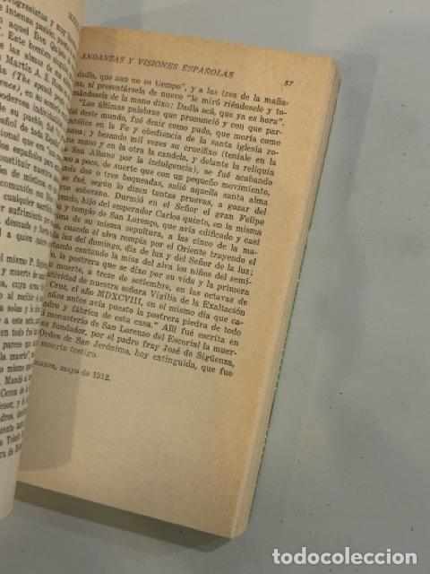 Libros: Miguel de Unamuno - Andanzas y visiones espa&ntilde;olas - Foto 2