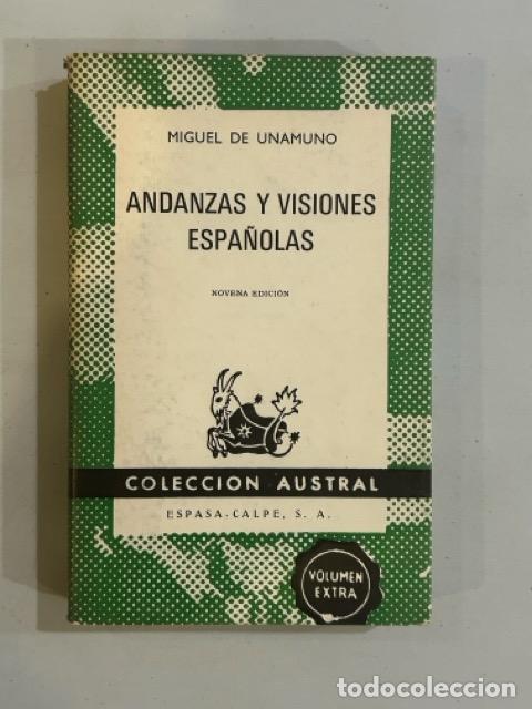 Libros: Miguel de Unamuno - Andanzas y visiones espa&ntilde;olas - Foto 1