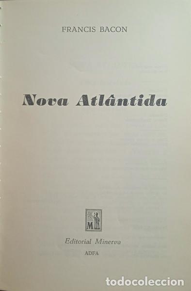 Libros: BACON. (Francisco) - NOVA ATL&Acirc;NTIDA. - Foto 1