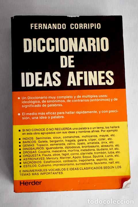 Libros: Diccionario de ideas afines.- Corripio, Fernando - Foto 1
