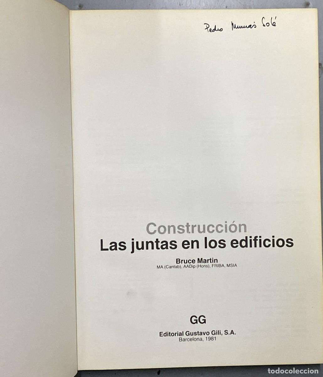 Libros: Construcci&oacute;n. Las juntas de los edificios - Bruce Martin - Foto 2
