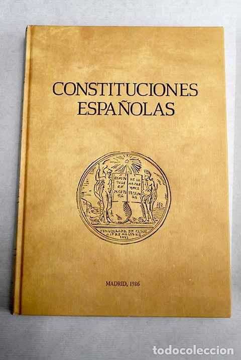 Libros: Constituciones espa&ntilde;olas - Foto 1