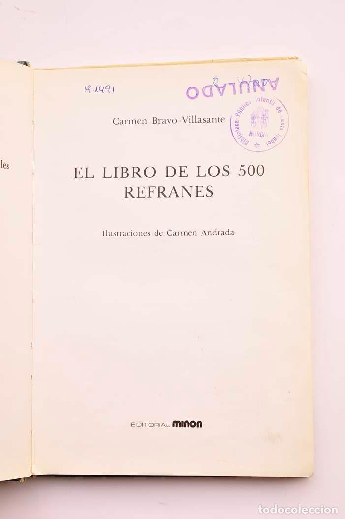 Libros: El libro de los refranes - BRAVO - VILLASANTE, Carmen - Foto 2