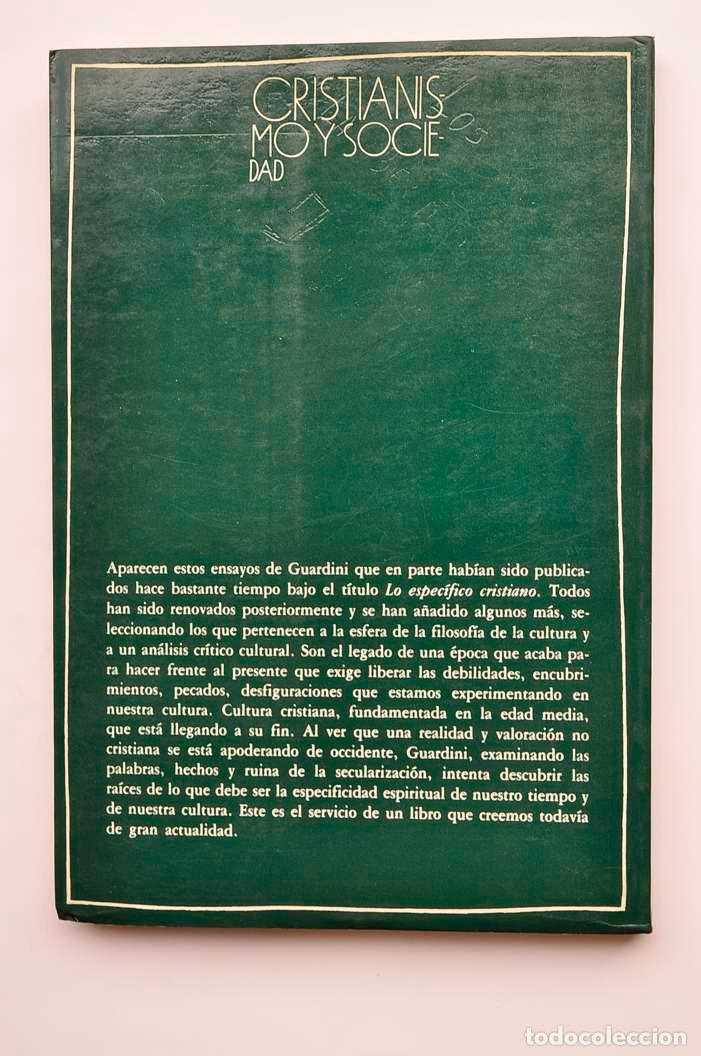 Libros: Cristianismo y sociedad - GUARDINI, Romano - Foto 4