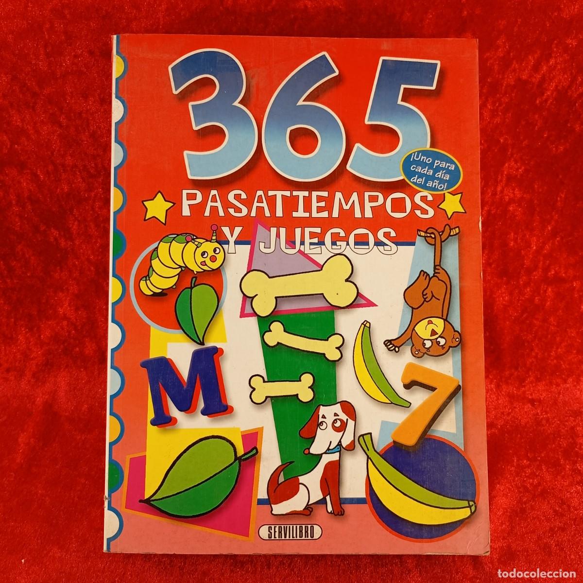 Libros: 365 PASATIEMPOS Y JUEGOS - SERVILIBRO EDICIONES - REF. 099-2 - 2001 / 8666 - Foto 1