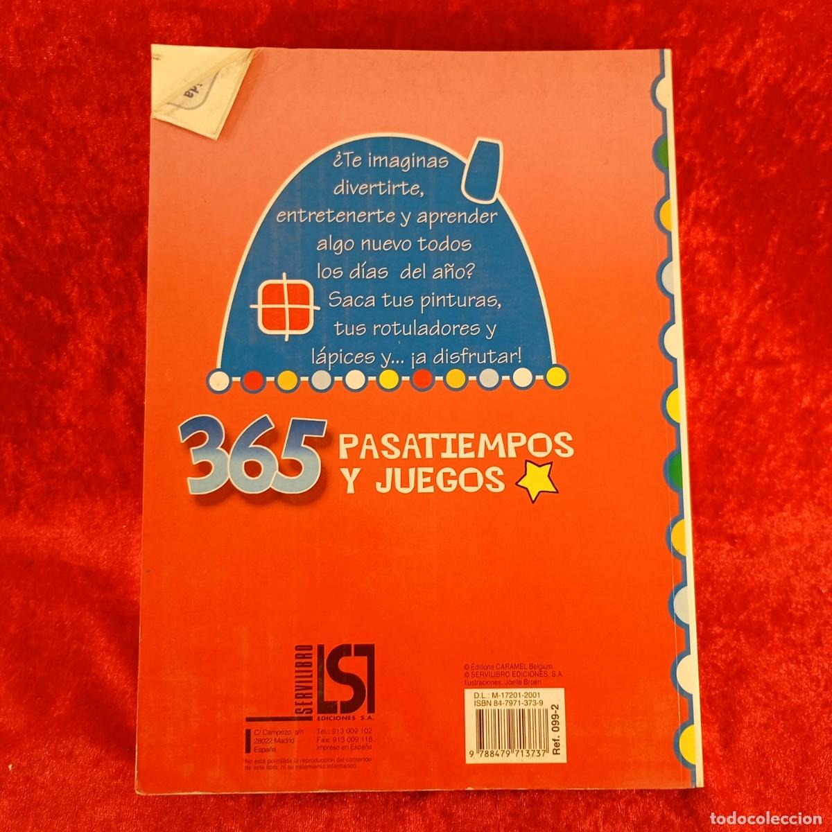 Libros: 365 PASATIEMPOS Y JUEGOS - SERVILIBRO EDICIONES - REF. 099-2 - 2001 / 8666 - Foto 2