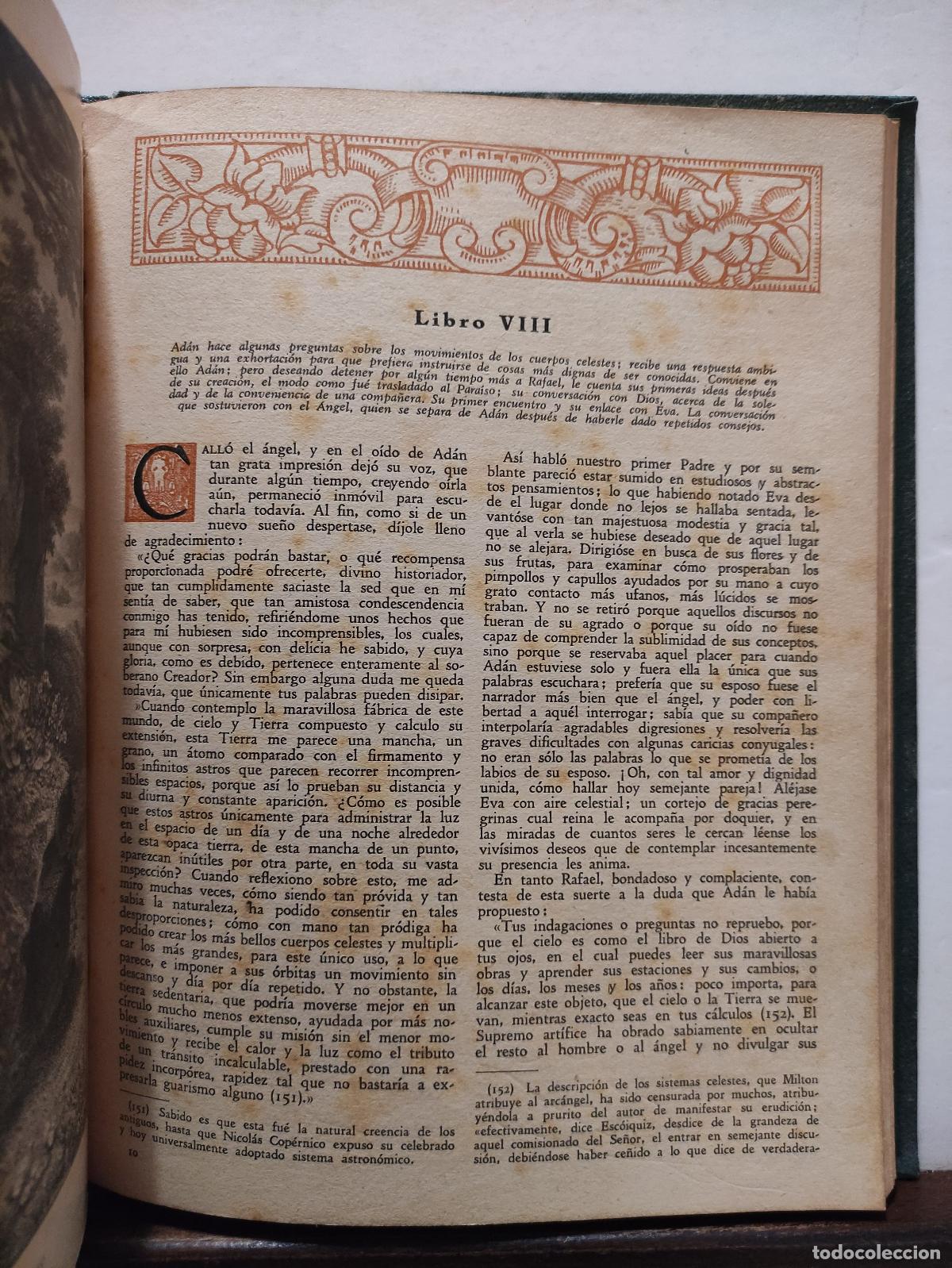 Libros: EL PARAISO PERDIDO - JUAN MILTON - Foto 4