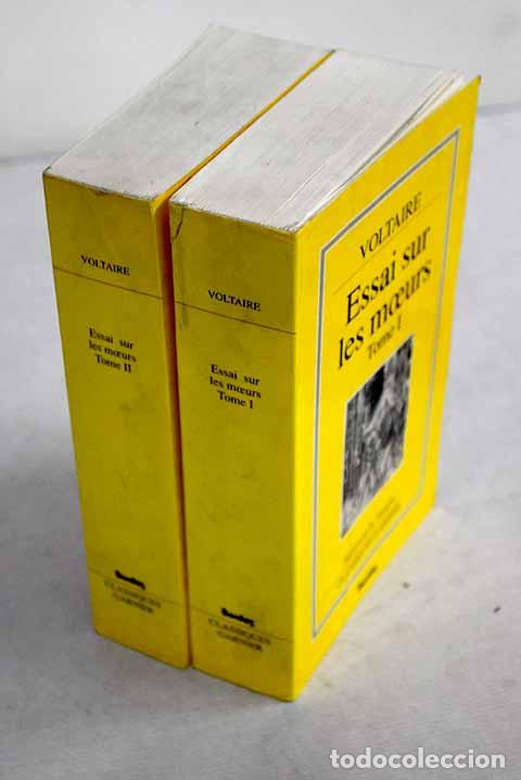 Libros: Essai sur les moeurs.- Voltaire - Foto 1