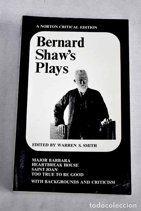 Libros: Bernard Shaw s plays.- Shaw, George Bernard; Smith, Warren Sylvester,,null - Foto 1
