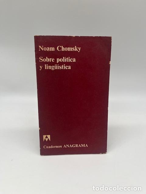 Libros: CHOMSKY, Noam. - Sobre pol&iacute;tica y ling&uuml;&iacute;stica. - Foto 1