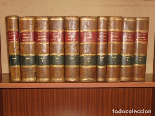 Libros: HISTORIA UNIVERSAL - 10 TOMOS - Cant&uacute;, C&eacute;sar - Foto 2