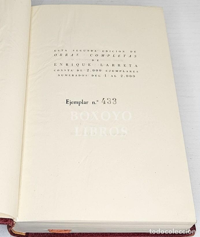 Libros: LARRETA, Enrique. Obras completas - Foto 4