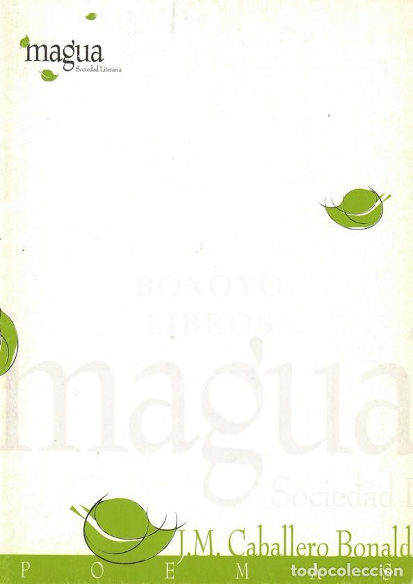 Libros: CABALLERO BONALD, J. M. Poemas - Foto 2
