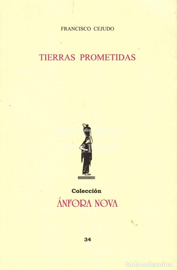 Libros: CEJUDO, Francisco. Tierras prometidas