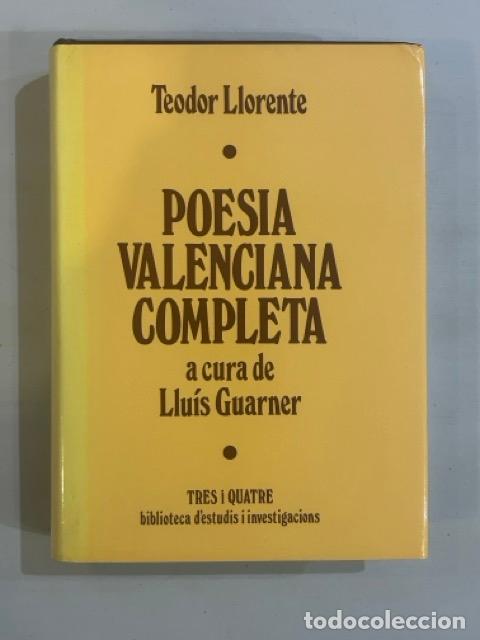 books: Teodor Llorente - Poesia valenciana completa