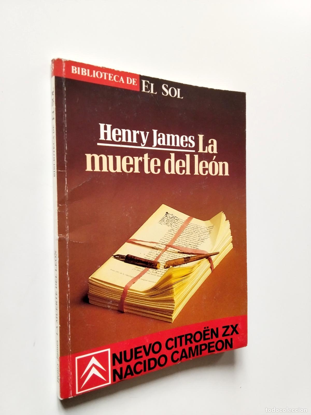 Libros: Henry James - La muerte del le&oacute;n - Foto 1