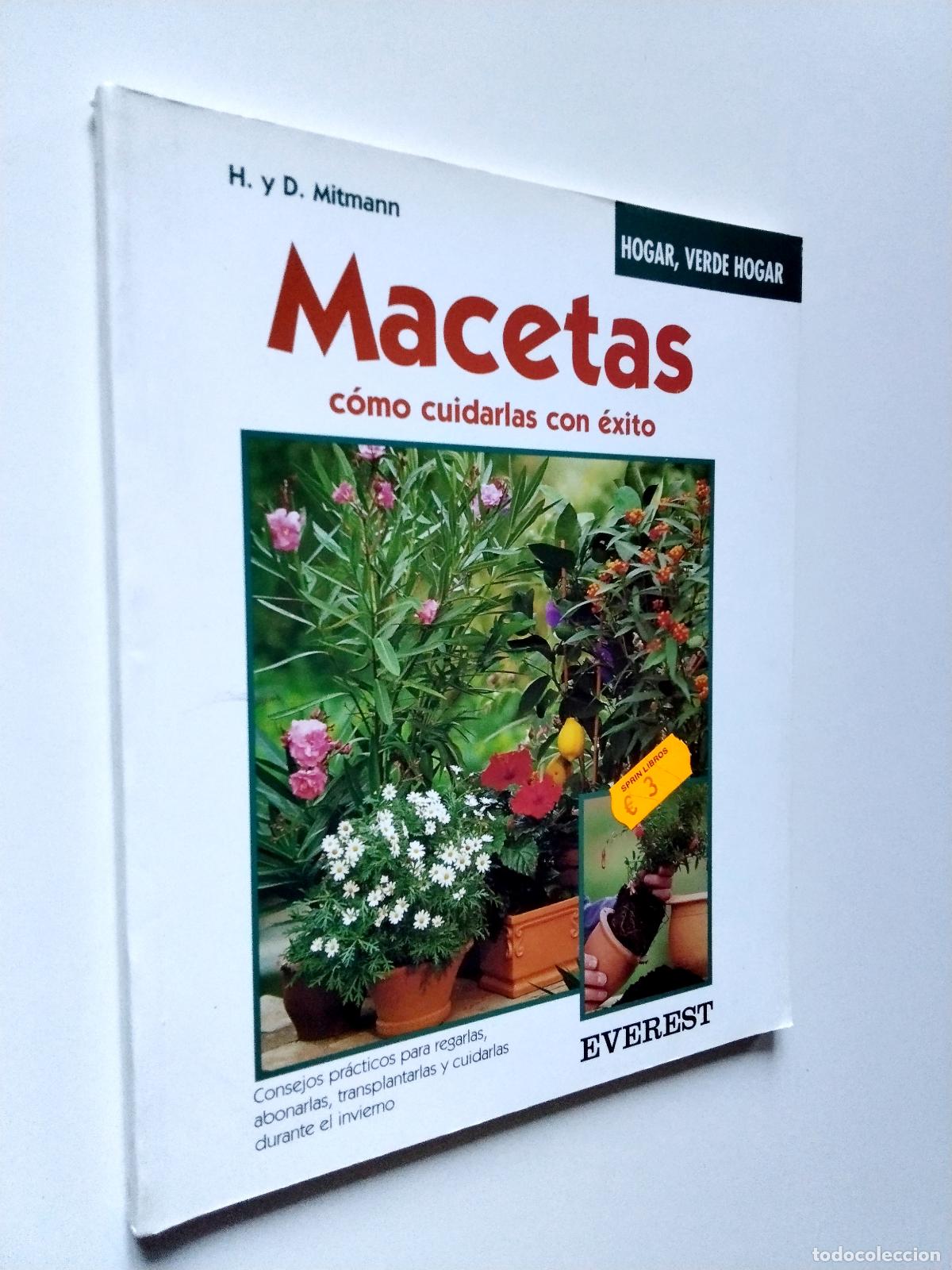 Libros: H. y D. Mitmann - Macetas. C&oacute;mo cuidarlas con &eacute;xito - Foto 1
