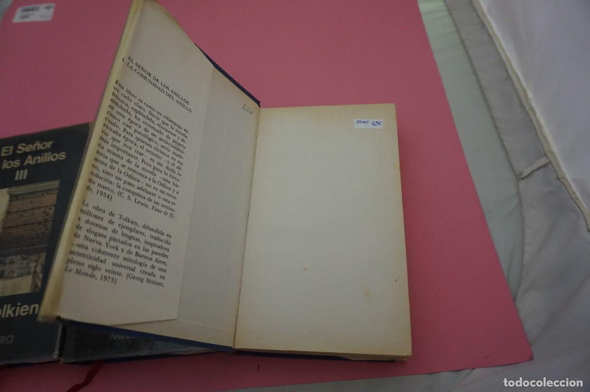 Libros: 23Z/ 3 TOMOS - EL SE&Ntilde;OR DE LOS ANILLOS - 4&ordf;, 2&ordf; Y 1&ordf; EDICIONES - MINOTAURO - Foto 2
