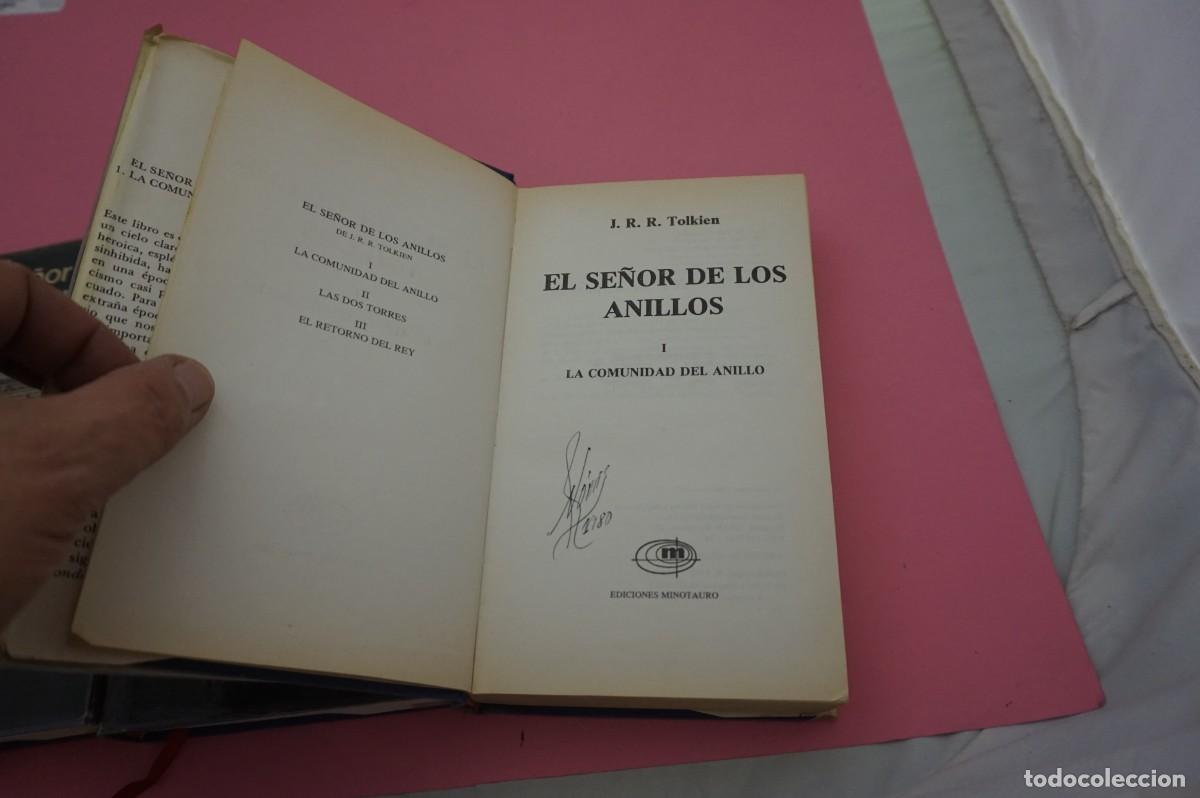 Libros: 23Z/ 3 TOMOS - EL SE&Ntilde;OR DE LOS ANILLOS - 4&ordf;, 2&ordf; Y 1&ordf; EDICIONES - MINOTAURO - Foto 3