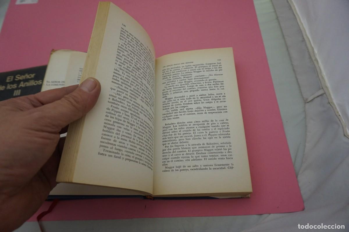 Libros: 23Z/ 3 TOMOS - EL SE&Ntilde;OR DE LOS ANILLOS - 4&ordf;, 2&ordf; Y 1&ordf; EDICIONES - MINOTAURO - Foto 6