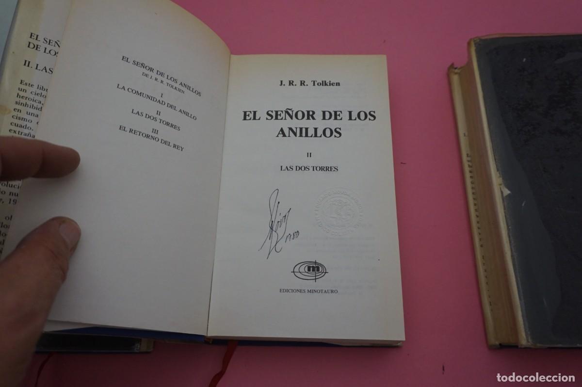 Libros: 23Z/ 3 TOMOS - EL SE&Ntilde;OR DE LOS ANILLOS - 4&ordf;, 2&ordf; Y 1&ordf; EDICIONES - MINOTAURO - Foto 9